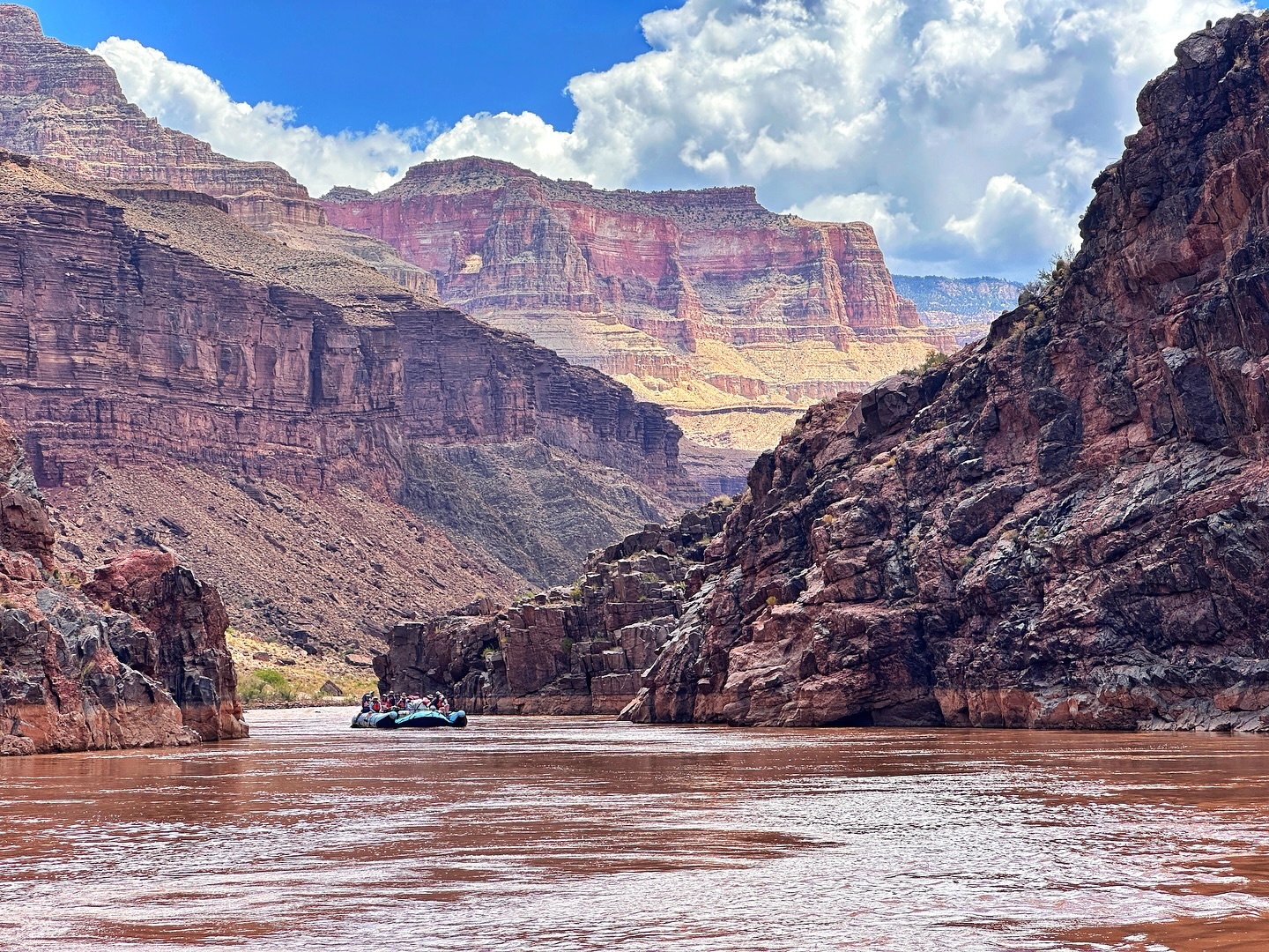A field milestone marking 5,000 miles rafted on the Colorado River through Grand Canyon during years of guiding and multi-day river travel.