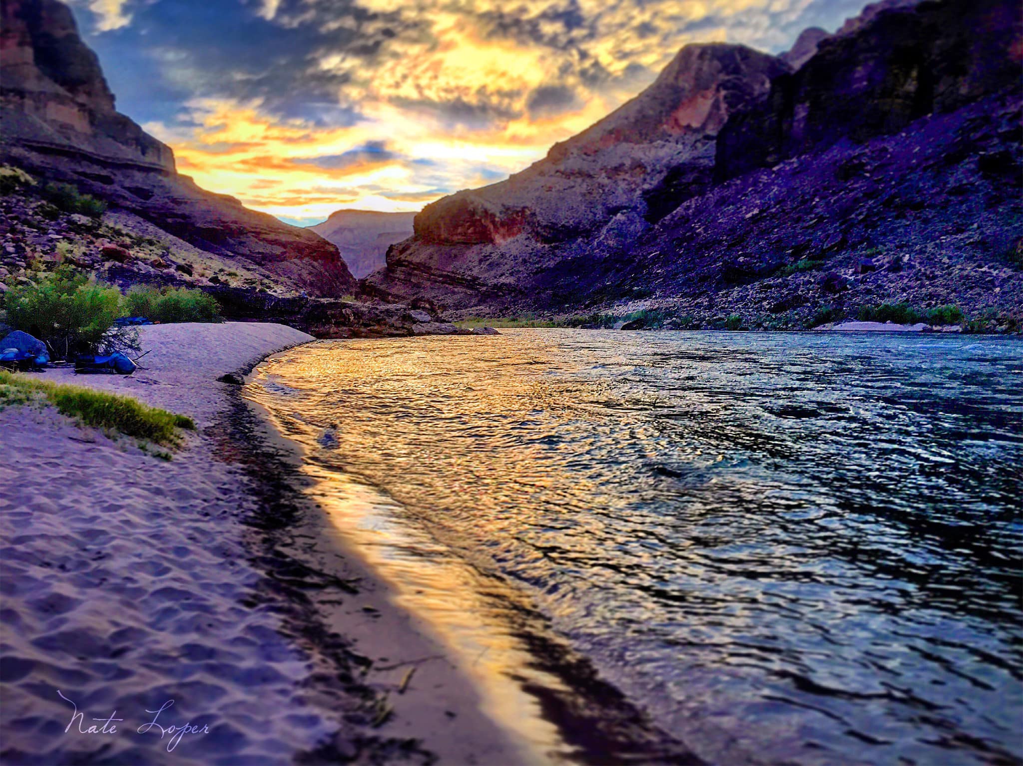 A milestone from Nate Loper’s 40th river trip through Grand Canyon, reflecting years of field guiding and travel on the Colorado River.
