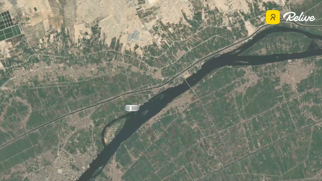 Edfu and Kom Ombo temples along the Nile in Egypt
