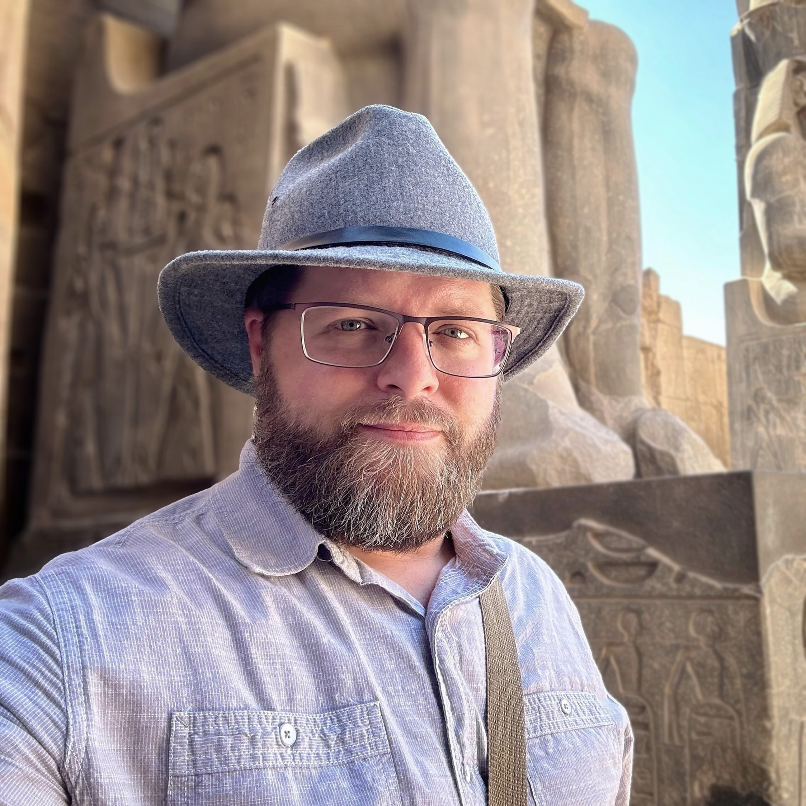 Nate Loper Egyptologist at Luxor Temple Archaeology in Egypt