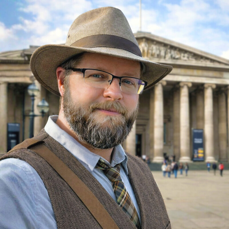 Nate Loper at British Museum London Nate Loper at British Museum London
